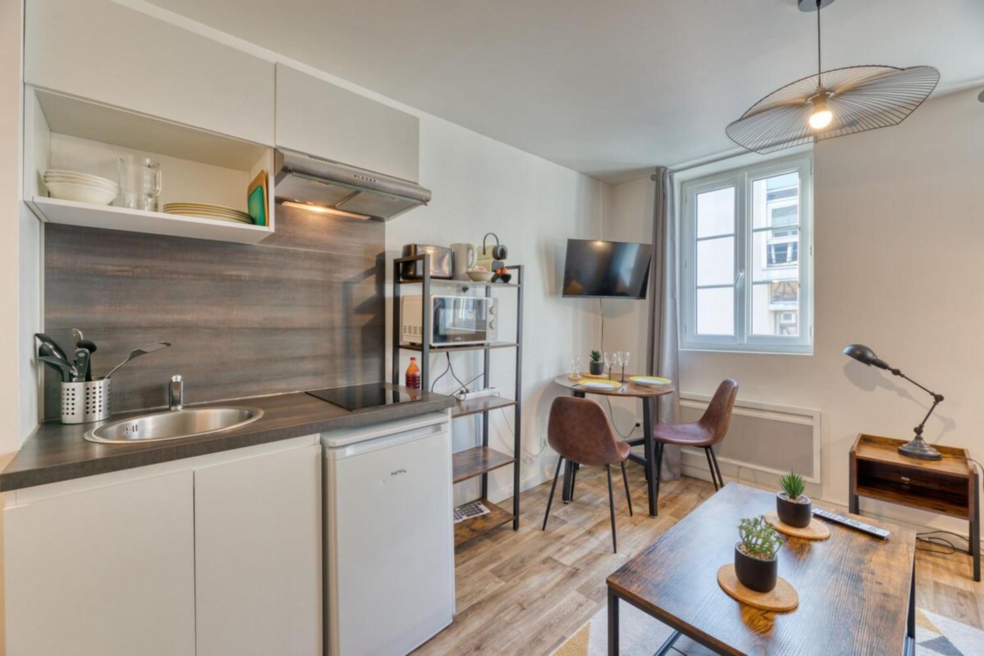 Le Remi Studio Renove Au Coeur De Rouen Exteriör bild