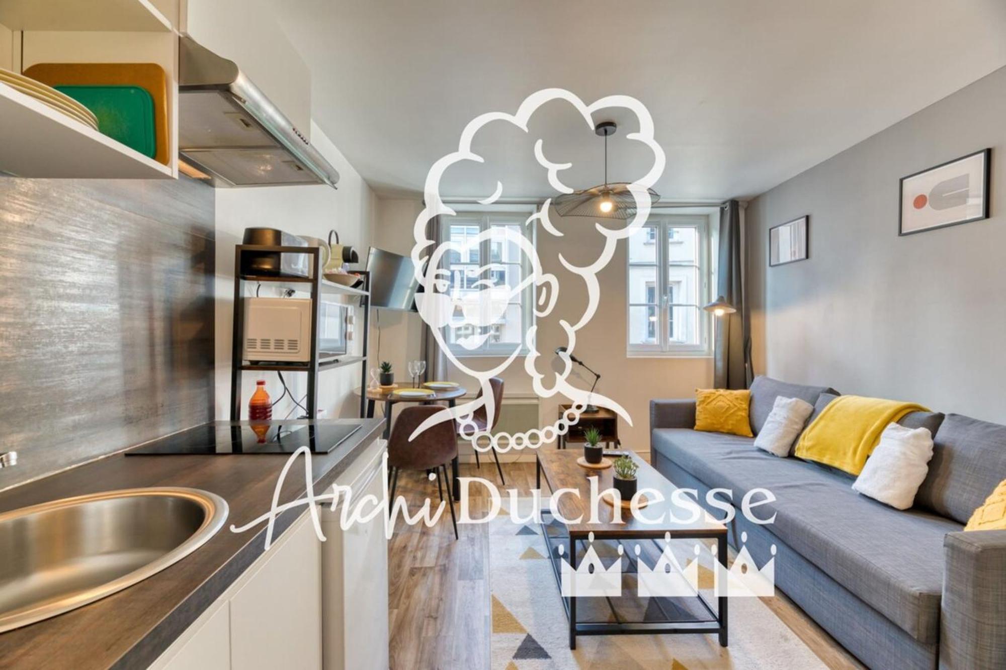 Le Remi Studio Renove Au Coeur De Rouen Exteriör bild